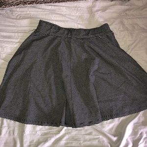 Striped Skater Skirt
